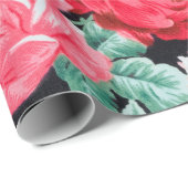 Schöner Garten mit rote Rosen Geschenkpapier (Rolleneckpunkt)