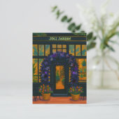 Schöner Garten Postkarte (Stehend Vorderseite)