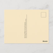 Schöner Garten Postkarte (Rückseite)