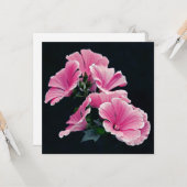 Schöner Garten Rosa Rose Blume Karte (Vorderseite/Rückseite Beispiel)