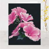 Schöner Garten Rosa Rose Blume Karte (Gelbe Blume)