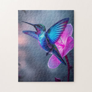 Schöner Garten von Hummingbird Puzzle
