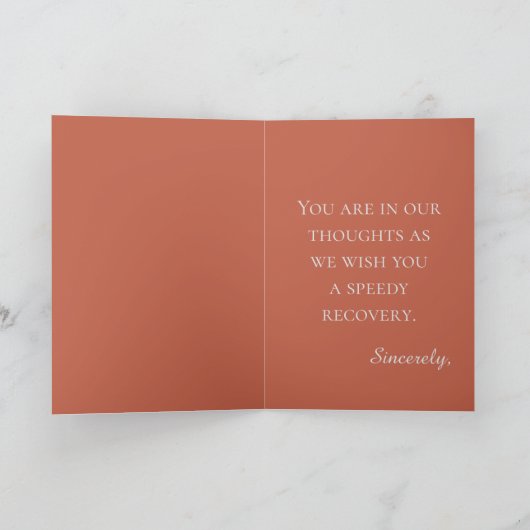 Schöner Garten wird bald gut Karte (Innenseite)