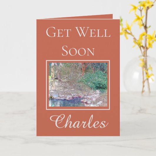 Schöner Garten wird bald gut Karte (Gelbe Blume)