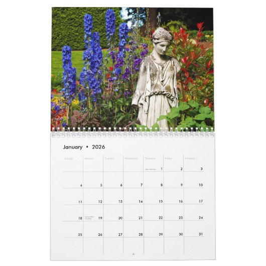 Schöner Gartenkalender Kalender (Jan 2026)
