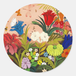 Schöner Gartenrundsticker Runder Aufkleber