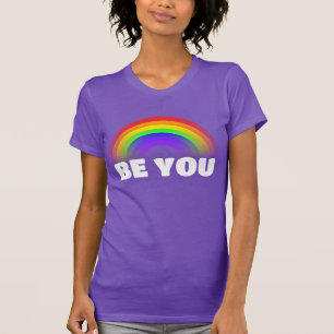 Schöner Gay LQBTQ Stolz Sei du Regenbogen Gleichhe T-Shirt