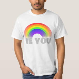 Schöner Gay LQBTQ Stolz Sei du Regenbogen Gleichhe T-Shirt