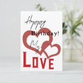 schöner Geburtstag Karte (Stehend Vorderseite)