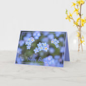 Schöner Geburtstag ohne Blume Karte (Gelbe Blume)