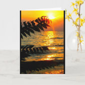 Schöner Geburtstag von Sonnenaufgang bis Sonnenunt Karte (Gelbe Blume)