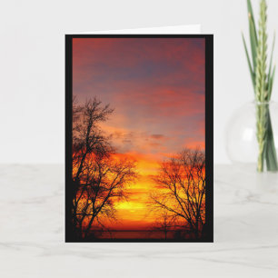 Schöner Geburtstag von Sonnenaufgang bis Sonnenunt Karte