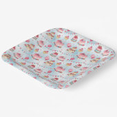 Schöner Geburtstagskuchen Pappteller (Gewinkelt)