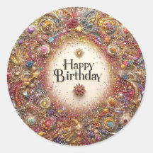 Schöner Geburtstagsticker