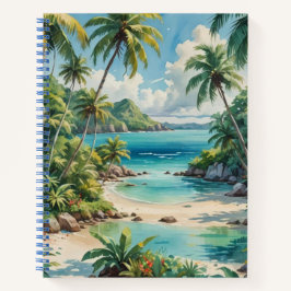 Schöner, geheimer Schnorchelspot Notizblock