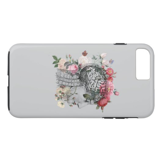 Schöner Gehirn-Telefon-Kasten - anatomisches Case-Mate iPhone Hülle (Rückseite (Horizontal))