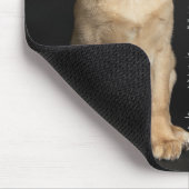 Schöner gelber Labrador Retriever 2024 Kalender Mousepad (Ecke)