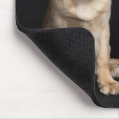 Schöner gelber Labrador Retriever 2024 Kalender Mousepad (Ecke)