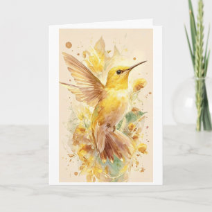 schöner gelber Vogel auf einer Karte
