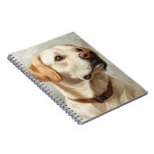 SCHÖNER GELBLABRADOR RETRIEVER HUND NOTIZBLOCK (Rechte Seite)