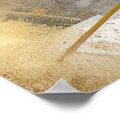 Schöner, gemalter Hintergrund Poster (Ecke)