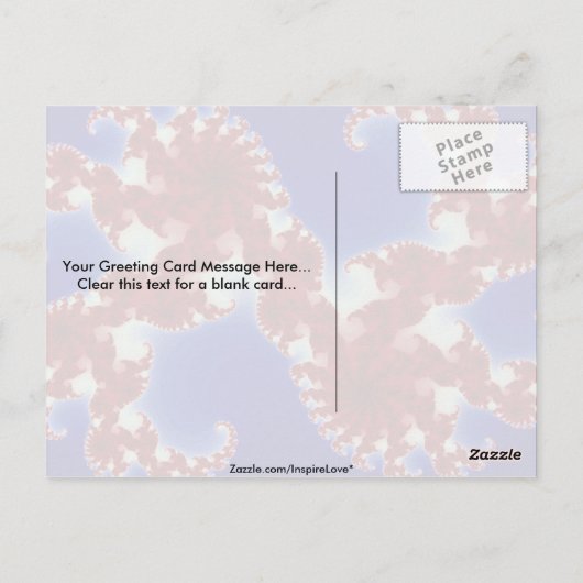 Schöner Gemini Postkarte (Rückseite)