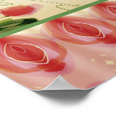 Schöner Gemusterter Designer Poster (Ecke)