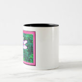 Schöner Gerahmter Artwor "Crackel Gerahmt Dragonfl Zweifarbige Tasse (Mittel)
