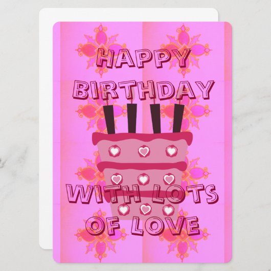 Schöner gesegneter Geburtstag (Vorne/Hinten)