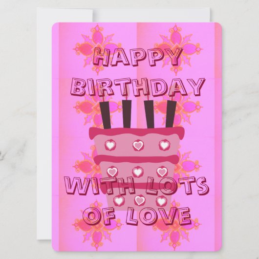 Schöner gesegneter Geburtstag (Vorderseite)