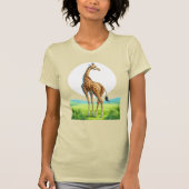 schöner Giraffe T-Shirt (Vorderseite)