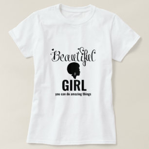Schöner Girl Inspirational Afro T - Shirt