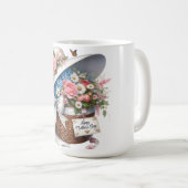 Schöner glücklicher Muttertag Mama Kaffeetasse (VorderseiteRechts)