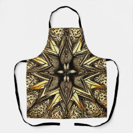 Schöner Gold Star Schürze