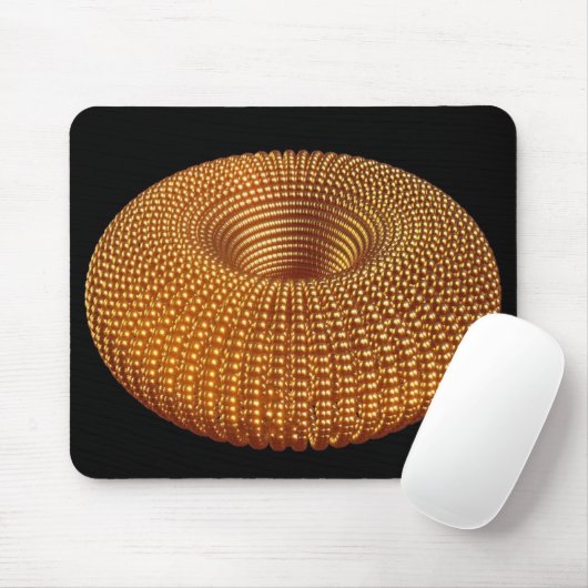 Schöner Golden Torus Mousepad (Mit Mouse)