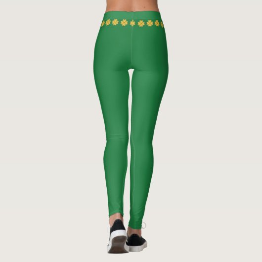 Schöner goldener Gürtel Leggings (Rückseite)
