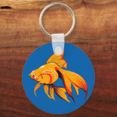 Schöner Goldfish Schlüsselanhänger (Vorderseite)
