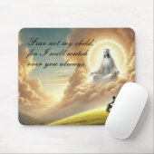 Schöner Gott beobachtet sein Kind Mousepad (Mit Mouse)
