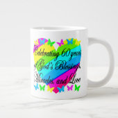 SCHÖNER GOTT LIEBT 60. GEBURTSTAG TASSE (Rechts)