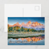 Schöner Grand Teton Nationalpark, Wyoming Postkarte (Vorne/Hinten)