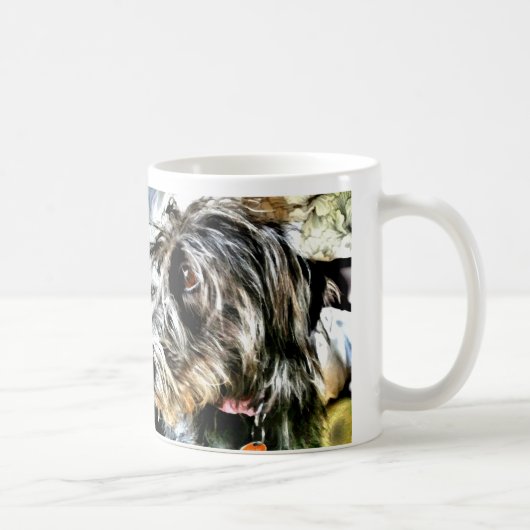 Schöner grauer Lurcher Kaffeetasse (Rechts)