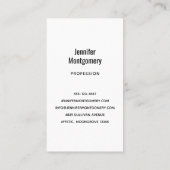 Schöner grauer Wolf in einem dunklen Wald Visitenkarte (Rückseite)