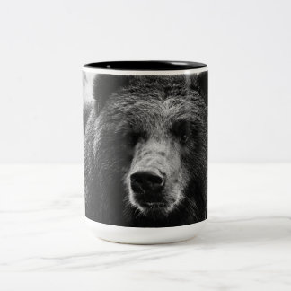 Schöner Grizzlybär Zweifarbige Tasse