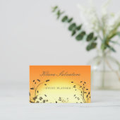 Schöner großer perfekter Phantastischer Sonnenaufg Visitenkarte (Stehend Vorderseite)