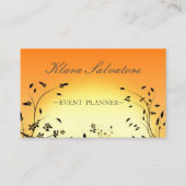 Schöner großer perfekter Phantastischer Sonnenaufg Visitenkarte (Vorderseite)