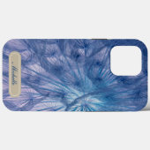 Schöner großer Wispy Blue Dandelion Case-Mate iPhone Hülle (Rückseite (Horizontal))