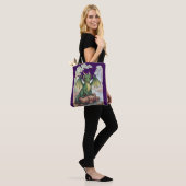 Schöner grüner Drache Tasche (Am Model)