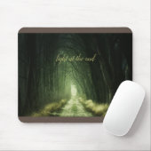 Schöner grüner Dunkelwald Mousepad (Mit Mouse)