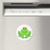 Schöner Grüner Frosch mit Herz Magnet (In Situ (Geschirrspüler))
