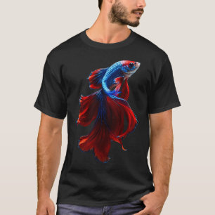Schöner Guppy-Fisch Fancy Guppies Thailändischer K T-Shirt